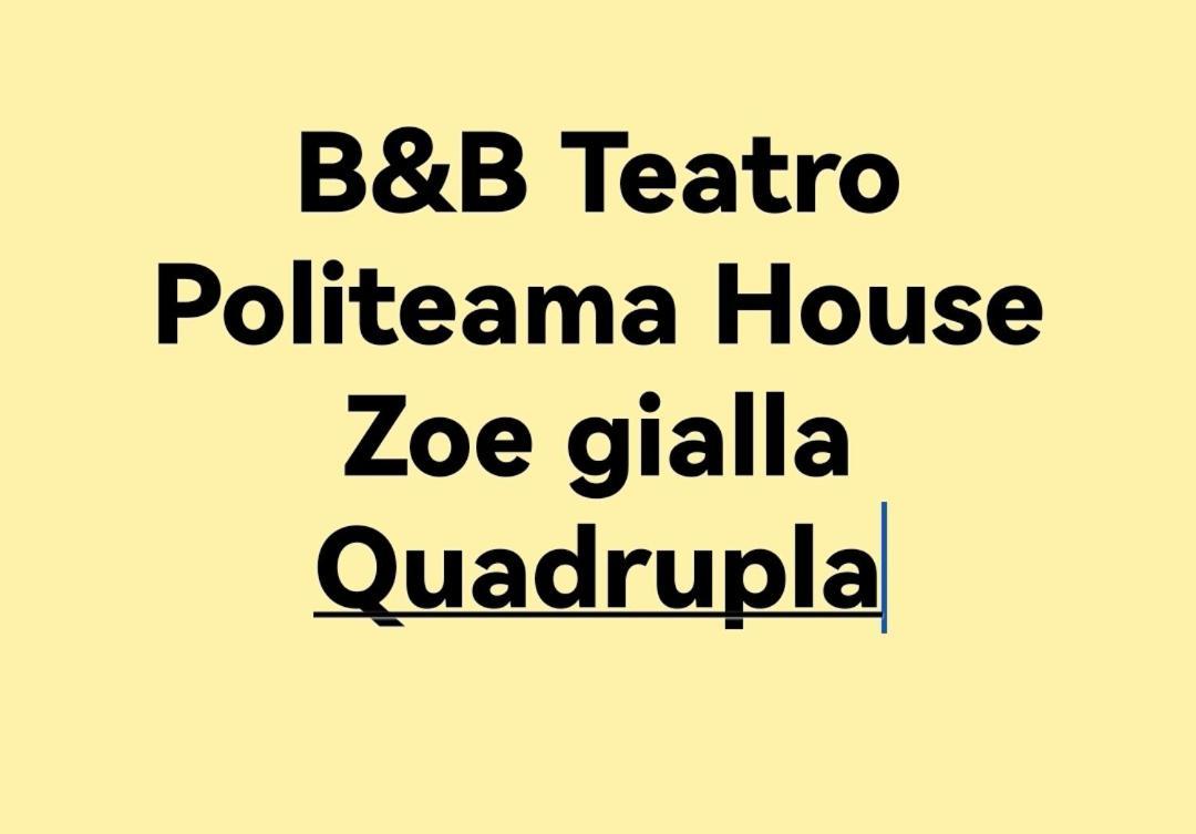 Palermo Centro Zoe Bed & Breakfast Exterior photo
